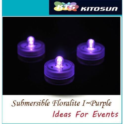 China Wholesale 120pcs Purple Color Single Submersible led Floralyte For Party Decoration