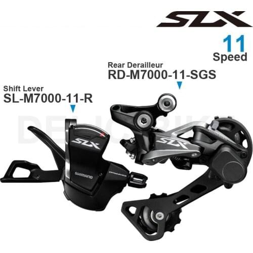 Shimano SLX M7000 11v Groupset with Shifter and Rear Derailleur SHADOW RD + - 11-speed for MTB bike- Original Parts