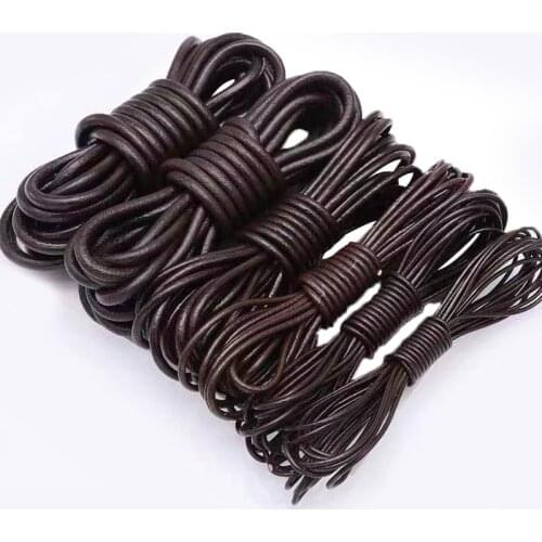 5 meters DIY cowhide rope braided rope bracelet necklace rope brown handmade jewelry accessories material leather bag strap