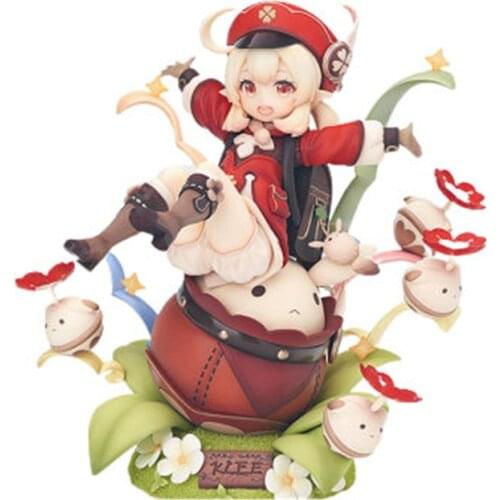 Pre Sale Genshin Impact Series Anime Figure Klee 1/7 20Cm Pvc Toys Models Figural Periphery Anime Ornaments Toy Collection Model