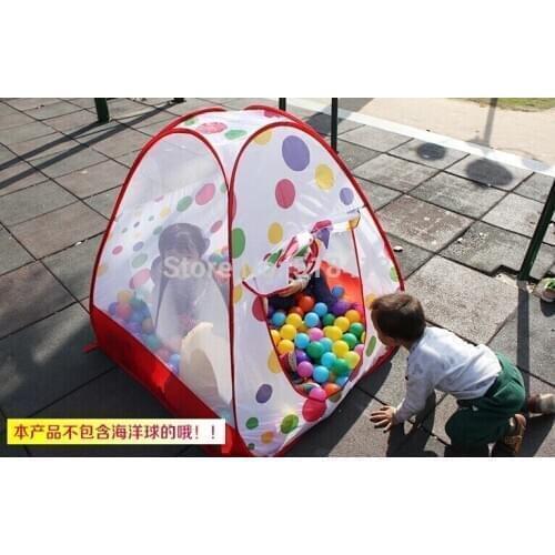 Polyester student gift multicolor toy Childrens Play House Tent Princess Toys Baby Gifts Foldable Polyester Student