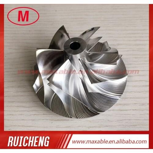 TA45 63.00/84.02 mm 441793-0015 6+6 blades turbo billet/milling/aluminum 2618 compressor wheel for 452075-0001/466398-0009