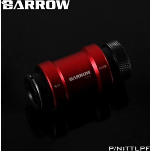 TTLPF Barrow Flat push type check valve double inner thread part for water cooling computer