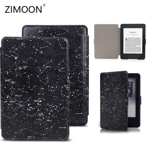 Print Smart Case for Amazon Kindle Paperwhite 1/2/3 6 Inch Tablet Cover for Paperwhite DP75SDI Prior to 2018 Protective Shell