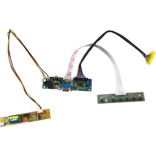 V.M70A VGA LCD Controller Board Kit For LP154WU1 15.4 Inch 1920x1200 VGA LCD Driver Board Free Shipping
