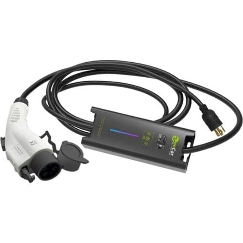 Wallbox portable 16a evse sae j1772 electric vehicle charging with L6-20 plug