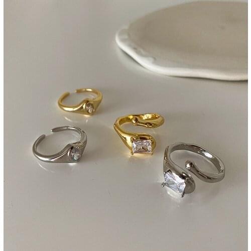 WTLTC Rings With Cubic Zirkonia For Women