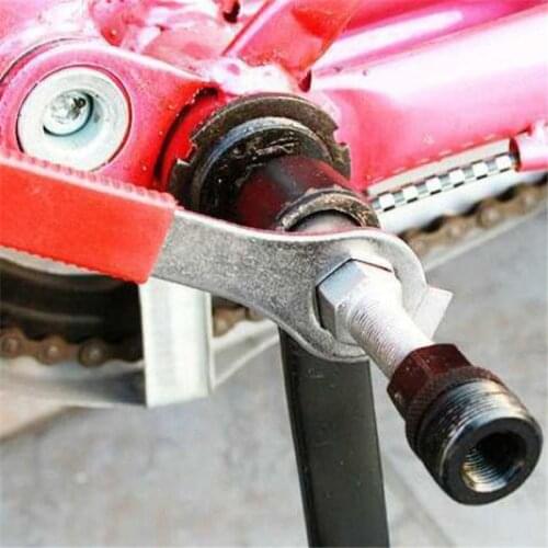1 Set Crankshaft Spindle Remover Repair Crankset Crank Key Handle Puller Remover Red Bike Motorcycle Repair Tools Double