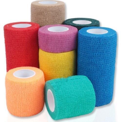1 pc Colorful Sport Elastoplast Self Adhesive Elastic Bandage medical Wrap Tape 4.5m For Knee Support Finger Ankle Palm Shoulder