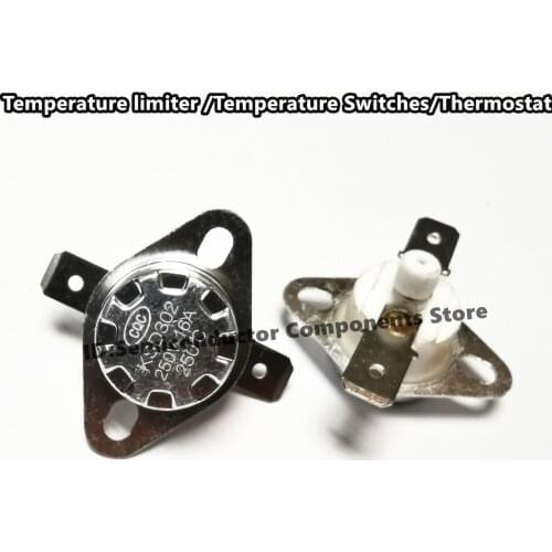 1PCS KSD302 16A 250 degrees 250C KSD303 manual reset thermostat temperature thermal switch anti-dry temperature limiter