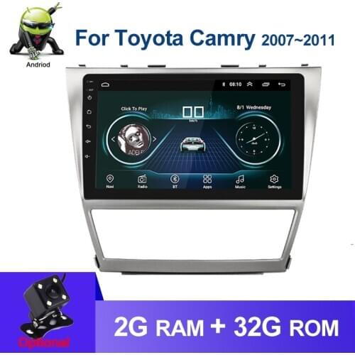 10.1'' Android 2din Car Radio For Toyota Camry 2007~2011 GPS Navigation Stereo Audio Video Multimedia DVD Player WIFI 2G + 32G