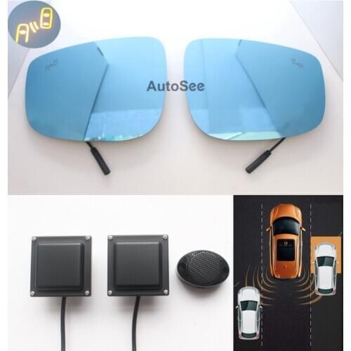 2015 for Mazda CX-5 BSD BSM blind spot detection 24GHZ Radar Microwave Sensor LCA Mirror LED light indicator