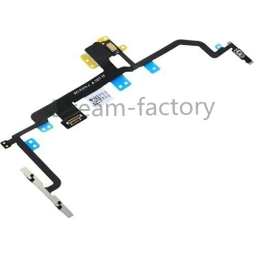 50PCS Power Button On Off Flex Cable Mute Volume Switch Connector Ribbon Parts for iPhone 8 Plus