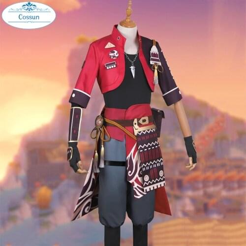 Anime!Genshin Impact Tohma Game Suit Gorgeous Kimono Handsome Uniform Cosplay Costume Halloween Carnival Outfit For Men 2021 NEW