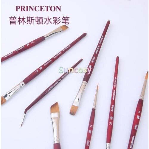 Princeton Velvetouch, Series 3950, Paint Brush for Acrylic, Oil and Watercolor, Including Shaders, Rounds, Fan, Liners, Mops