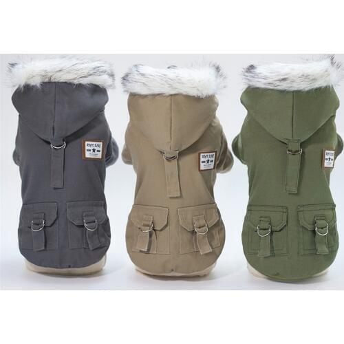 Pet Dog Clothes for Small Dogs Winter Warm Puppy Cat Coats Jackets Chihuahua French Bulldog Jacket Pets Clothing Products XXL