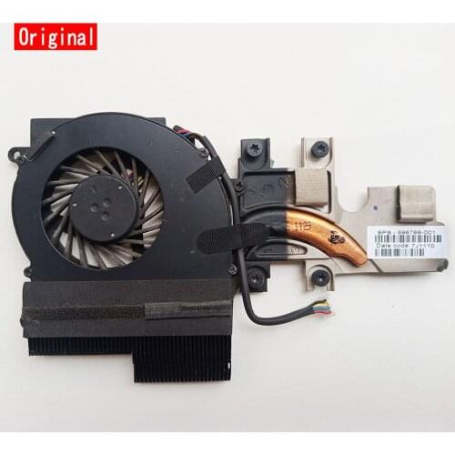 For HP EIiteBook 2540P original laptop CPU Heatsink & Fan Radiator & Fan 598788-001 Cooling cooler