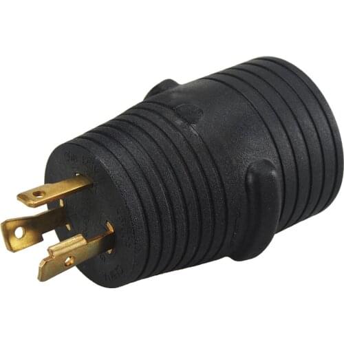 [L5-30P to 14-50R] Plugrand Nema L5-30 30 AMP Plug to 14-50 50 AMP Receptacle Generator Adapter, Nema L5-30P to 14-50R