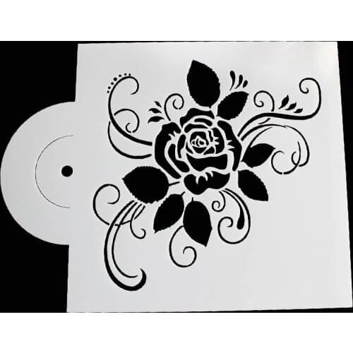 Rose Stencil Cake Stencil Wedding Cake Decorating Stencil Stencils for Decoration