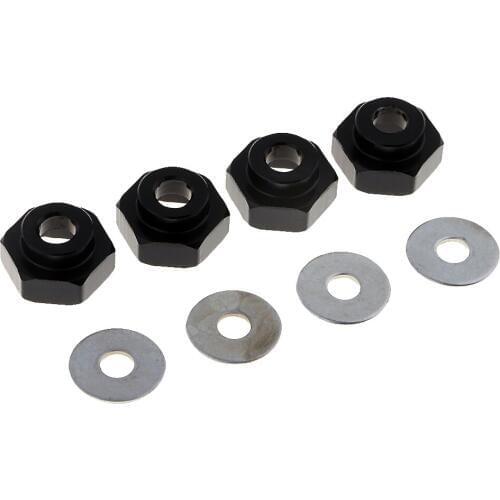 4pcs Wheel Hex Combine Longer Couplers 12mm to 17mm for 1/10 1/8 RC Crawler