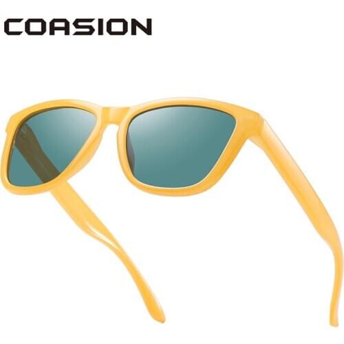 COASION Brand Design Fashion Polarized Sunglasses Men Women Square Sun Glasses Male Driving Eyewear zonnebril heren CA1354