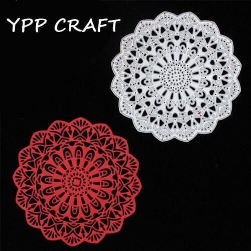 YPP CRAFT New Flower Doily Metal Cutting Dies Stencils for DIY Scrapbooking/photo album Decorative Embossing DIY Paper Cards