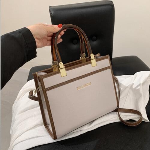 Trendy Acrylic Top Handle Bags For Women Brand Designer Work Ladies Shoulder Crossbody Bags Luxury Purses And Handbags 2021