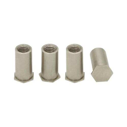 20pcs M3 stainless steel blind hole pressure rive stud nut column furniture decoration 11mm-20mm length