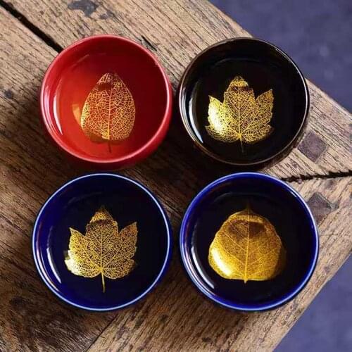 Heart Sutra Cup Mu Yezhan Kung Fu Tea Set Jianzhan Ceramic Bowl Master Single cups Teacup For Drink Teaware Drinkware 100ml