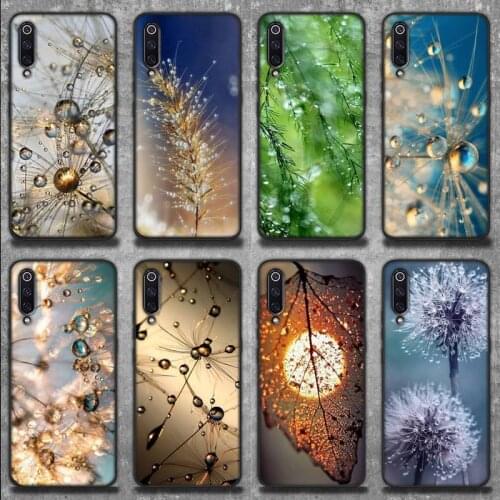 Drops of water after rain Phone Case for Xiaomi mi 6 6plus 6X 8 9SE 10 Pro mix 2 3 2s MAX2 note 10 lite Pocophone F1