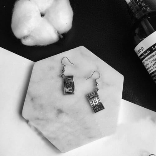 Money pendant earrings souvenir earrings wedding favors and gifts party holiday party supplies for guests