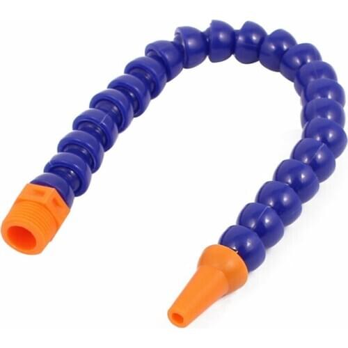 DP-3 30cm Length Flexible Round Spout Oil Tube Cooling Hose Blue