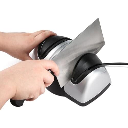 220-240V EU Plug Electric Knife Sharpener Multi-function Fast Grindstone Electric 2 Stage Sharpener Knives Scissors Screwdriver