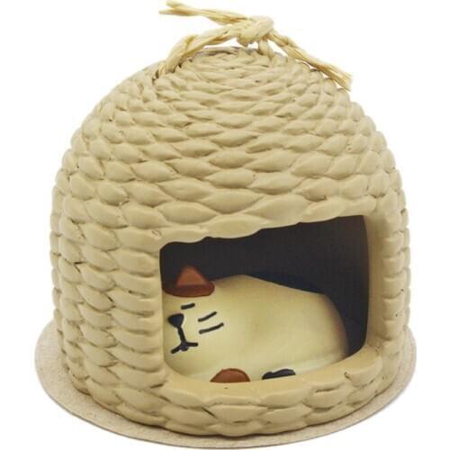 Cat Miniature figurine Japan Zakka Resin Toy Creative Gifts wedding decoration garden statue Home Accessories