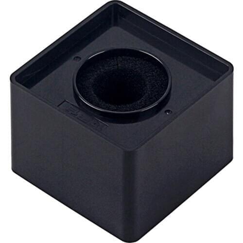 Square Shaped Studio Interview Mic Microphone Flag Molding Station Black
