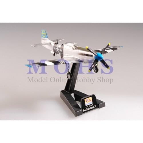 EASY MODEL 37291 1/72 Assembled Model Scale Finished Model Scale Airplane Scale WW II Aircraft Warbird MUSTANG P-51D 3FS 3FG 5AF
