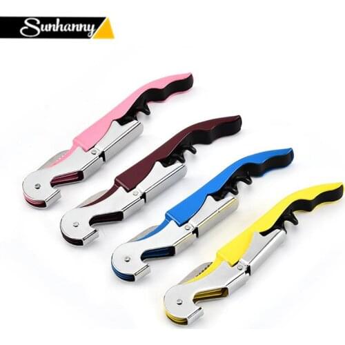 Stainless Steel Multifunction Wine Cap Opener Bottle Opener Kitchen Bar Tools Accessories