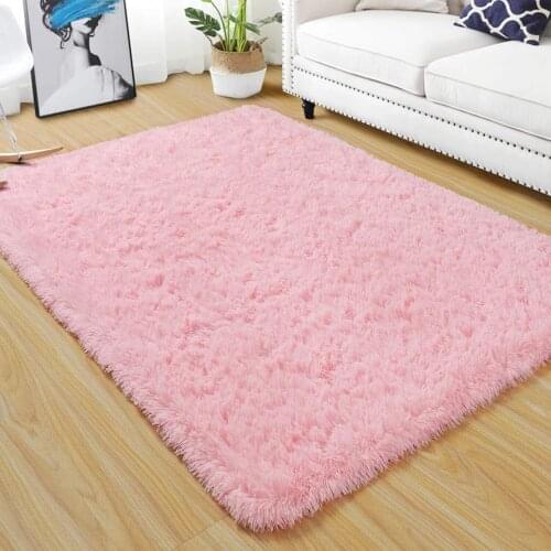 Soft Shag Area Rug Modern Indoor Fluffy Carpet Ultra Comfy Abstract Shaggy Fur Living Room Carpet Bedroom Nursery Rug for Girls