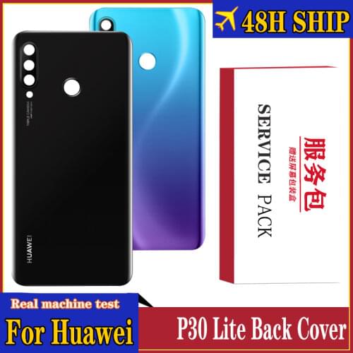 Original Battery Cover for Huawei P30 Lite glass Back Housing Replacement Repair Parts Apply to Huawei P30 Lite Rear Door