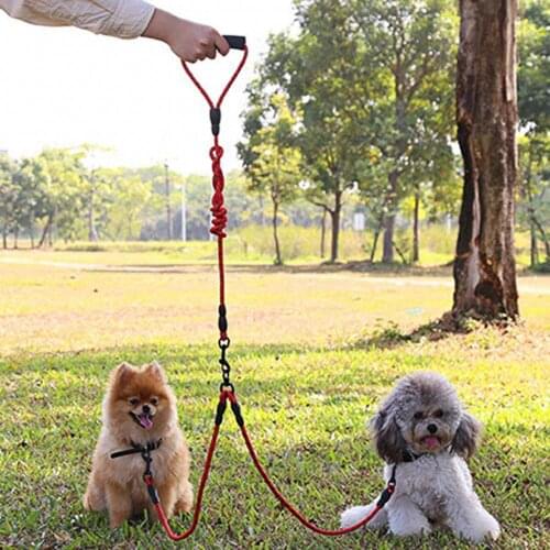 New Style Durable Soft Dog Nylon Traction Rope Reflective Explosion Proof Leash Outdoor Pet Dogs Clothes Supplies Products