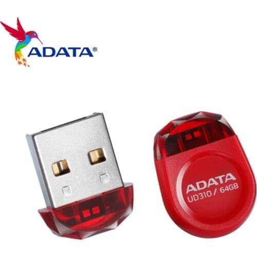Original ADATA USB 2.0 UD310 Super Mini Pen Drive 32GB 8GB Red USB Flash Drive Memory Stick U Disk USB Key Pendrive for PC