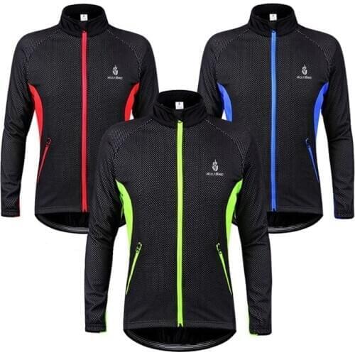 Autumn Winter Riding Clothes Fleece Warm Cycling Men Women Cycling Clothes Windproof Cycling Clothes