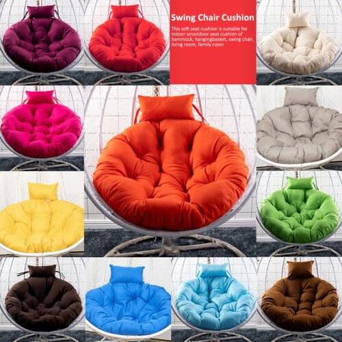 90*10cm Pearl Cotton Thickening Hanging Chair Cushion Skin-friendly Soft Swing Chair Cushion For Indoor Outdoor Balcony
