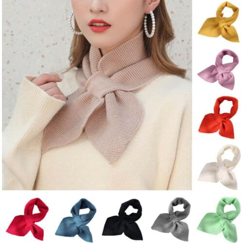 New Pink Cross knitted Scarf Women Winter Fashion Thick Warm Neck Collar Scarves for Ladies Crochet Foulards Shawl and Scarf