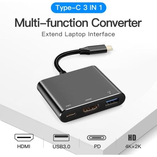 HDMI-compatible USB 3.0 USB C Converter USB Type C to 4K Office Caring Computer Supplies for Nintendo Switch Laptop Phone