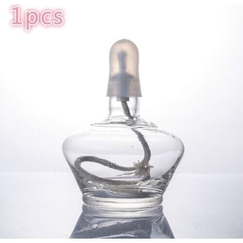 25ml/150ml Glass Alcohol Lamp with Plastic Cap,Durable Alcohol Burner Lamp Burning Glass Lab Equipment Heating Glassware