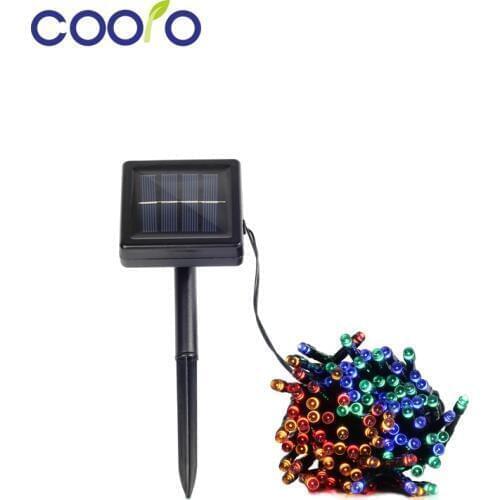 7M 12M 22M Peach Sakura Flower Solar Power LED String Light Fairy Lights Solar Garlands Garden Christmas Decor For Outdoor