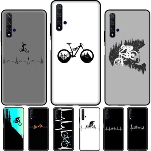 Cycling Heartbeat Bike For Huawei Nova 2Z 2 3 5T Case For Huawei Y6 Y5 2017 2018 Y7 Y9 2019 Y6P Y7A 2020 Cover