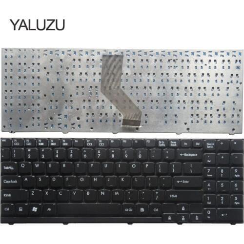 YALUZU US Laptop Keyboard For MEDION P661X P6612 P7614 MD96640 E6212 for LG E6212 E7212 English black keyboard