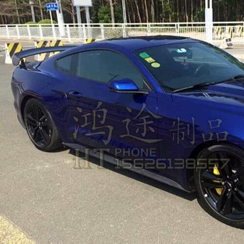 For Ford Mustang 2015-2018 high quality Carbon Fiber rear boot Wing Spoiler Rear Roof Spoiler Wing Trunk Lip Boot Cover